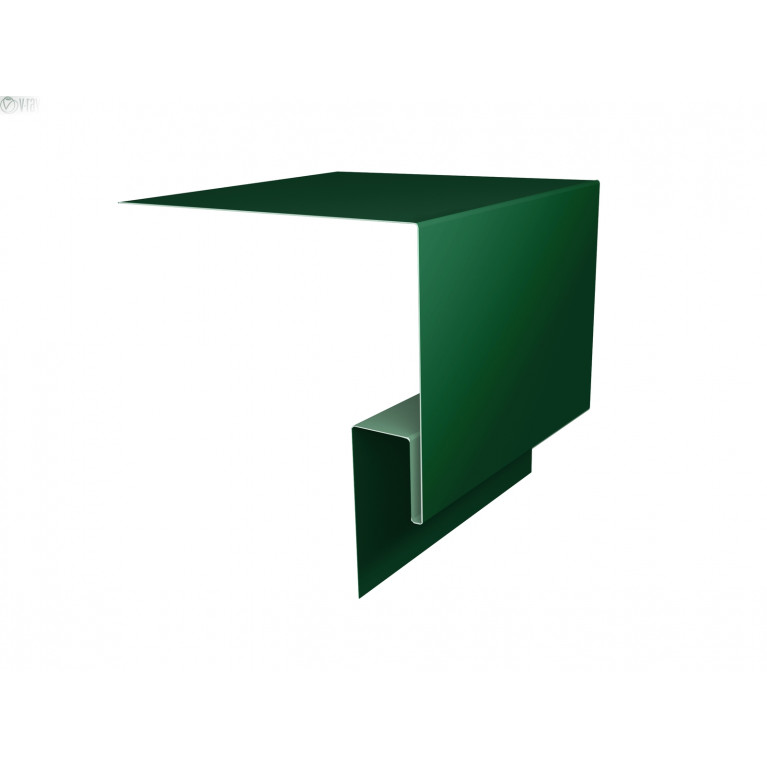 Планка околооконная сложная (Блок-хаус, Экобрус) Grand Line 200х50х25 0,45 Drap RAL 6005 зеленый мох (2,5м)