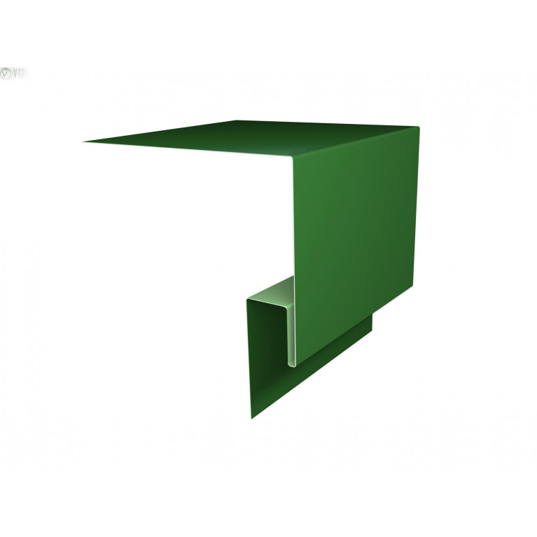 Планка околооконная сложная (Блок-хаус, Экобрус) Grand Line 200х50х25 0,45 PE с пленкой RAL 6002 лиственно-зеленый (2,5м)