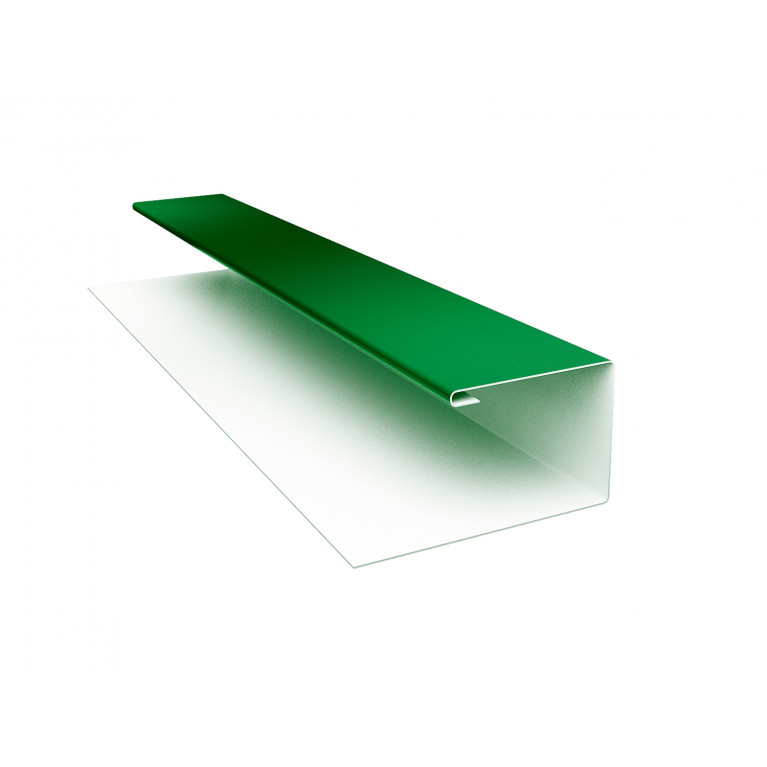 Планка П-образная (Блок-хаус, Экобрус) Grand Line 0,45 PE с пленкой RAL 6002 лиственно-зеленый