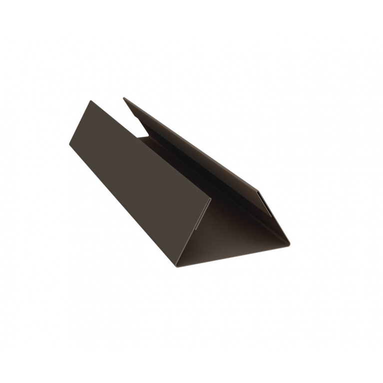 Планка стыковочная составная нижняя 0,45 Drap RR 32 темно-коричневый (2м)