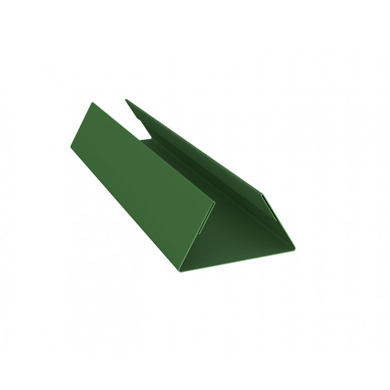 Планка стыковочная составная нижняя 0,45 PE с пленкой RAL 6002 лиственно-зеленый