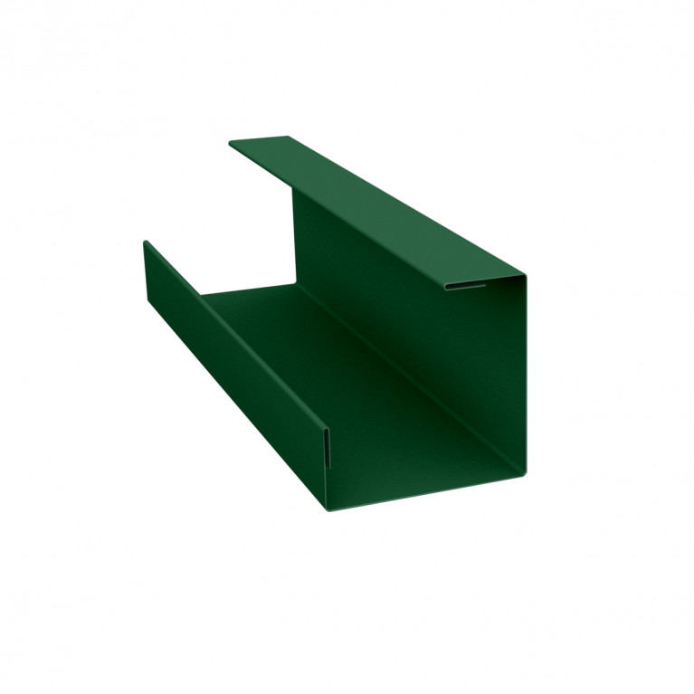 Планка угла внутреннего составная нижняя 0,45 Drap RAL 6005 зеленый мох (2м)