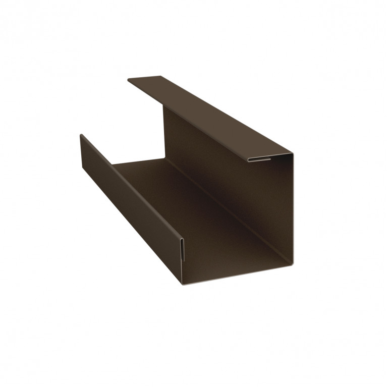 Планка угла внутреннего составная нижняя 0,45 Drap RR 32 темно-коричневый (2м)