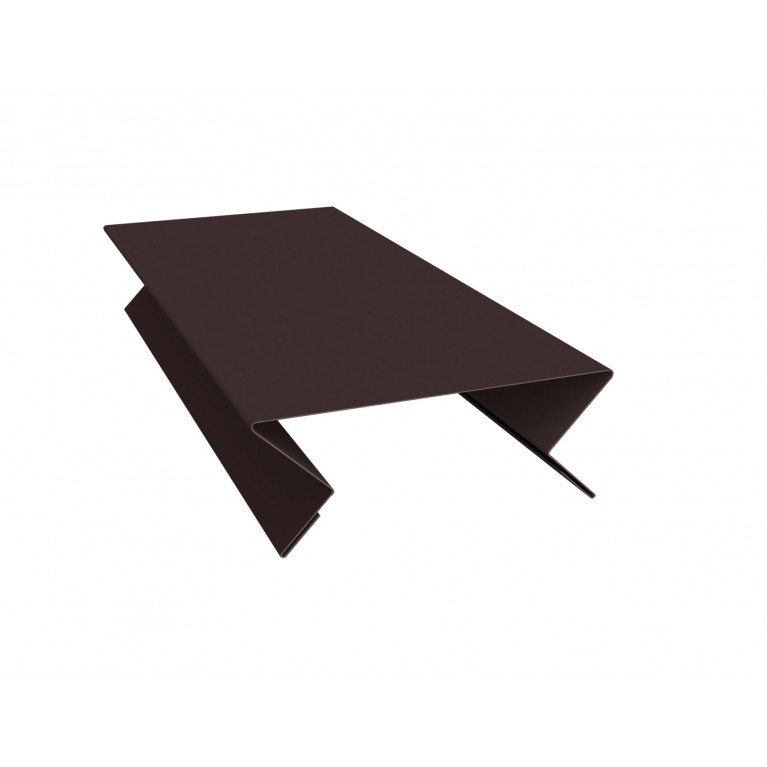 Планка угла внутреннего составная верхняя 0,45 Drap RAL 8017 шоколад (2м)