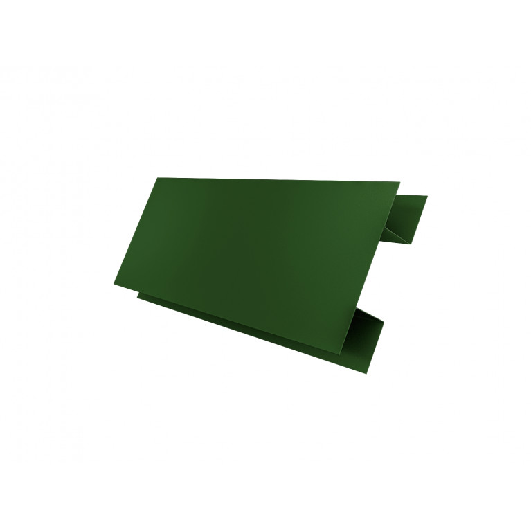 Планка H-образная БХ new 0,45 PE с пленкой RAL 6002 лиственно-зеленый (2м)