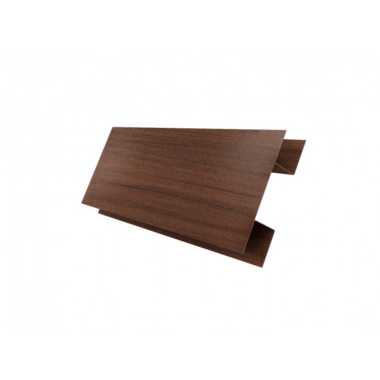 Планка H-образная БХ new 0,45 Print Elite Choco Wood TwinColor (2м)