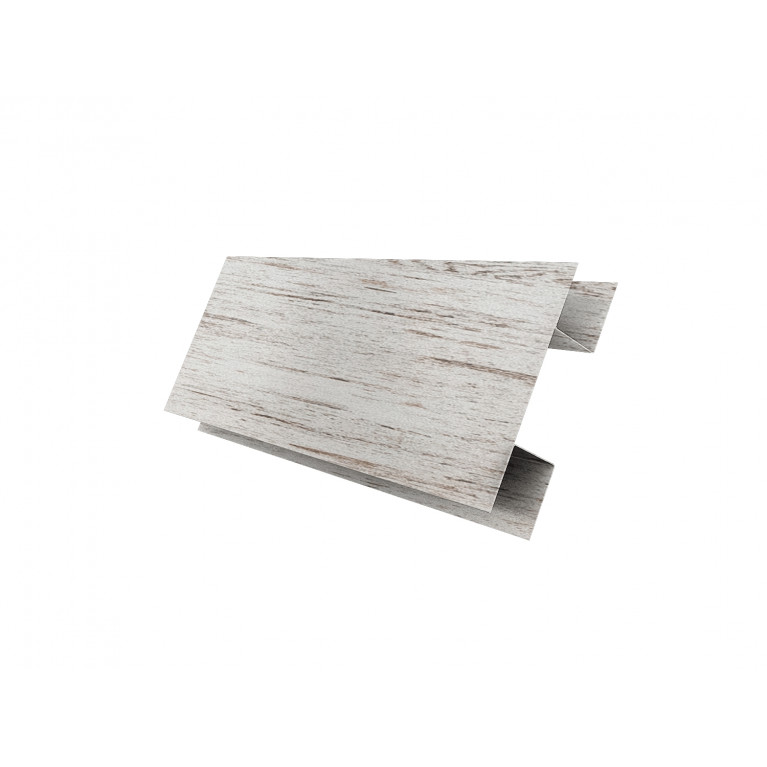 Планка H-образная БХ new 0,45 Print Elite Snow Wood TwinColor (2м)