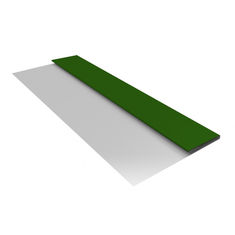 Планка стартовая БХ new 0,45 PE с пленкой RAL 6002 лиственно-зеленый (2,5м)