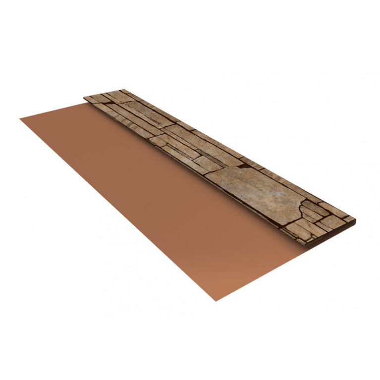 Планка стартовая БХ new 0,45 Print Elite Sand Stone TwinColor (2м)