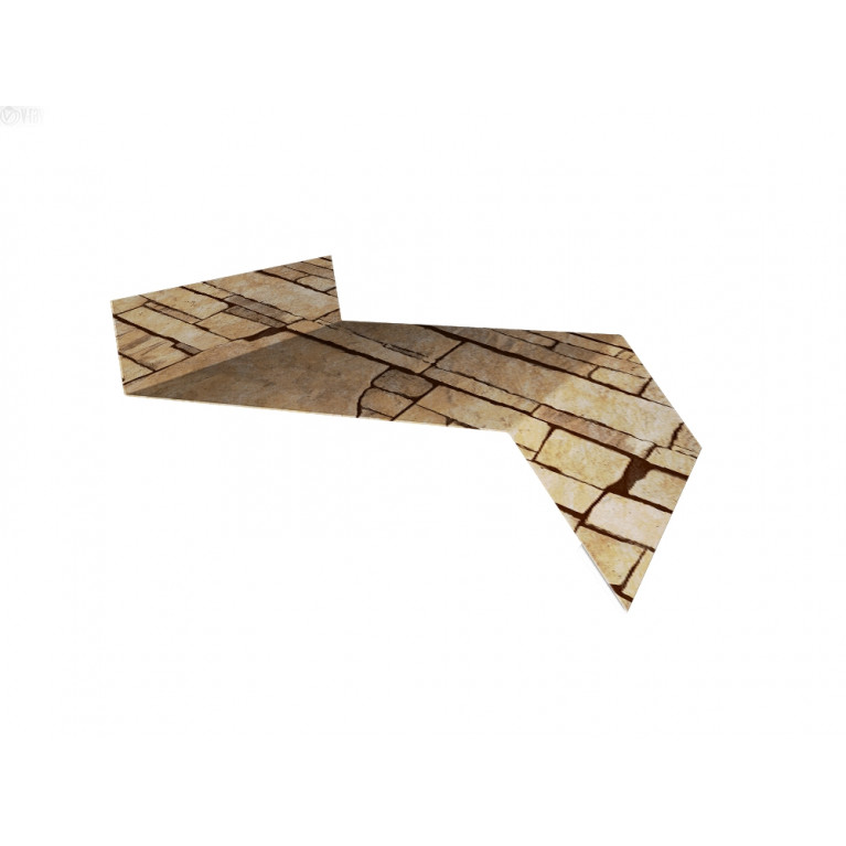 Отлив простой 150 0,45 Print Elite Sand Stone TwinColor (3м)