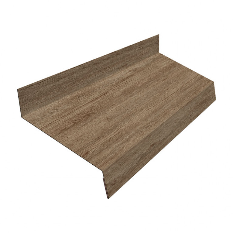 Отлив простой 50 0,45 Print Elite White Wood TwinColor (2,5м)