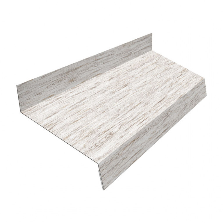 Отлив простой 50 0,45 Print Elite Snow Wood TwinColor (2м)