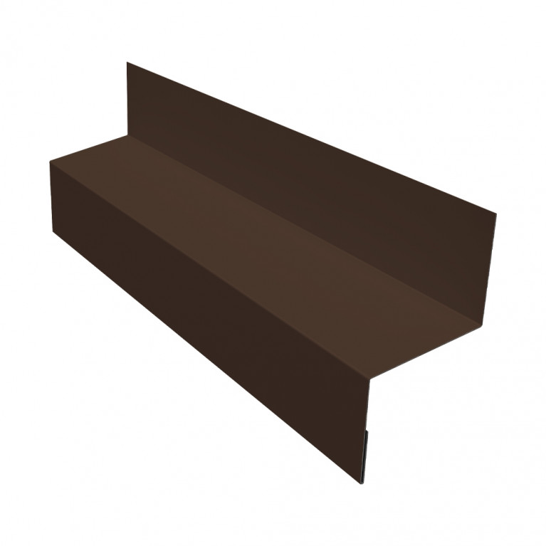 Отлив межэтажный 35 0,5 Satin Matt RAL 8017 шоколад (2м)