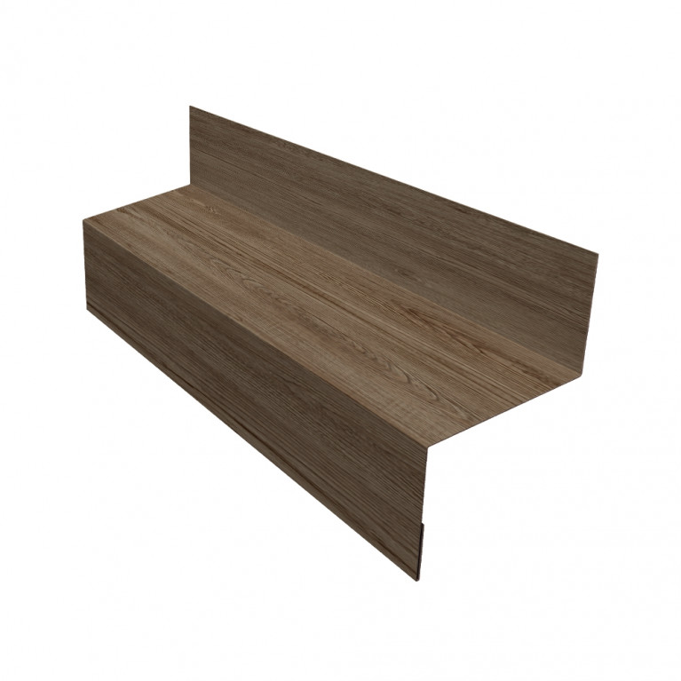 Отлив межэтажный 45 0,45 Print-Double Elite White Wood (2,5м)