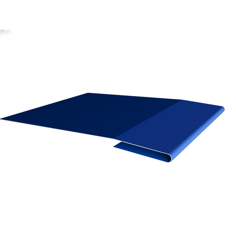Планка начальная 0,5 Satin с пленкой RAL 5005 сигнальный синий (2,5м)