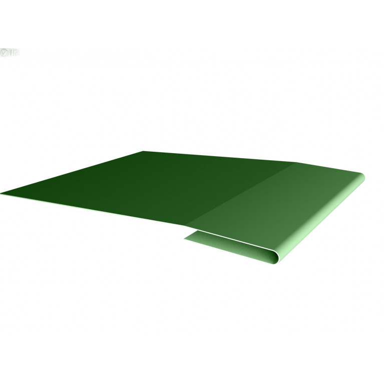 Планка начальная 0,45 PE с пленкой RAL 6002 лиственно-зеленый (2м)