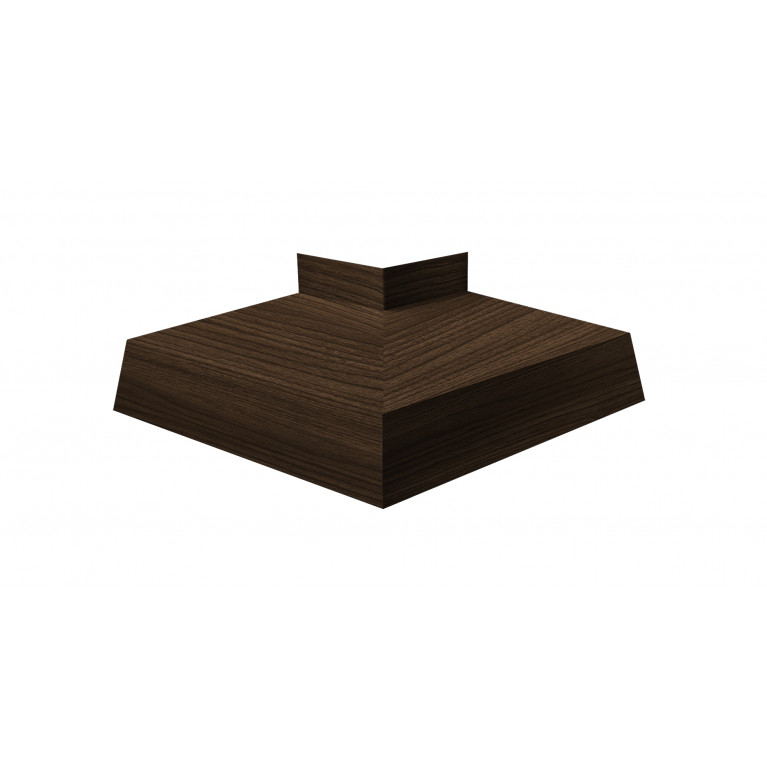 Угол отлива внешний 50 0,45 Print Elite с пленкой Coffee Wood