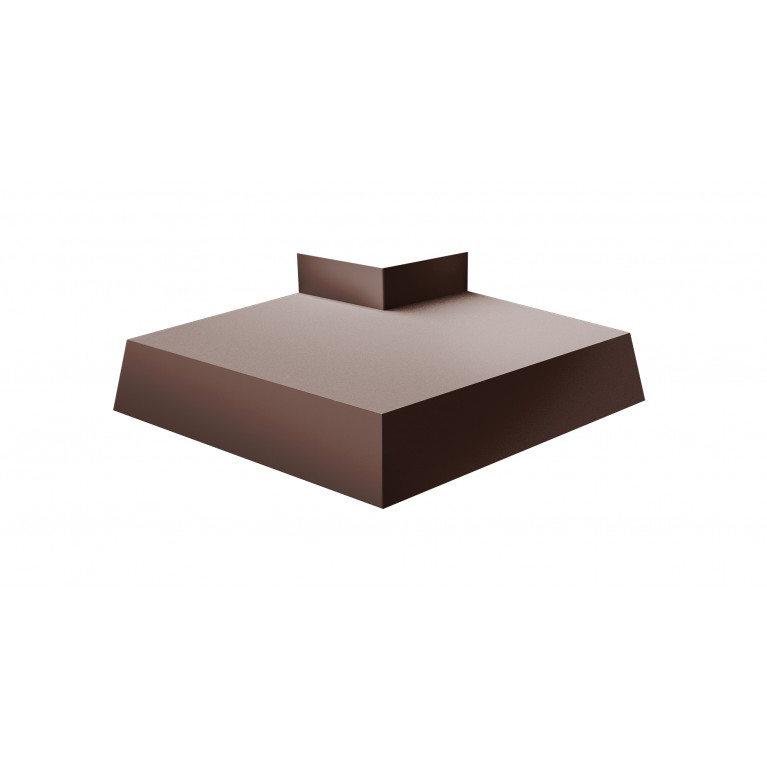 Угол отлива внешний 100 0,5 Rooftop Matte с пленкой RAL 8017 шоколад
