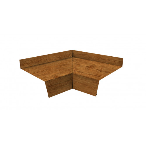 Угол отлива внутренний 250 0,45 Print Elite с пленкой Golden Wood