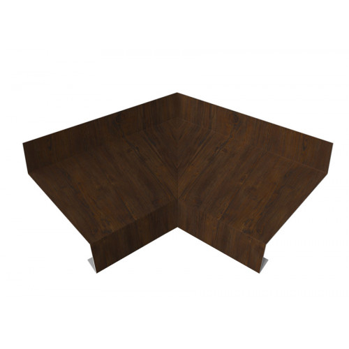 Угол отлива внутренний 70 0,45 Print Elite с пленкой Chestnut Wood