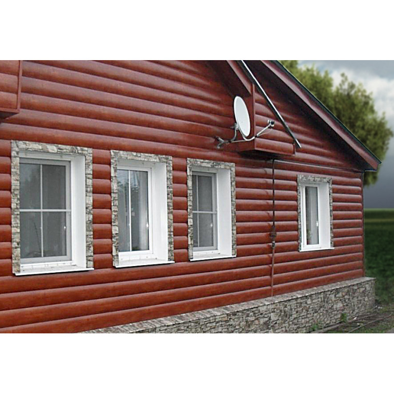 Сталь Блок-хаус 0,390 Grand Line 0,45 Print Elite Cherry Wood