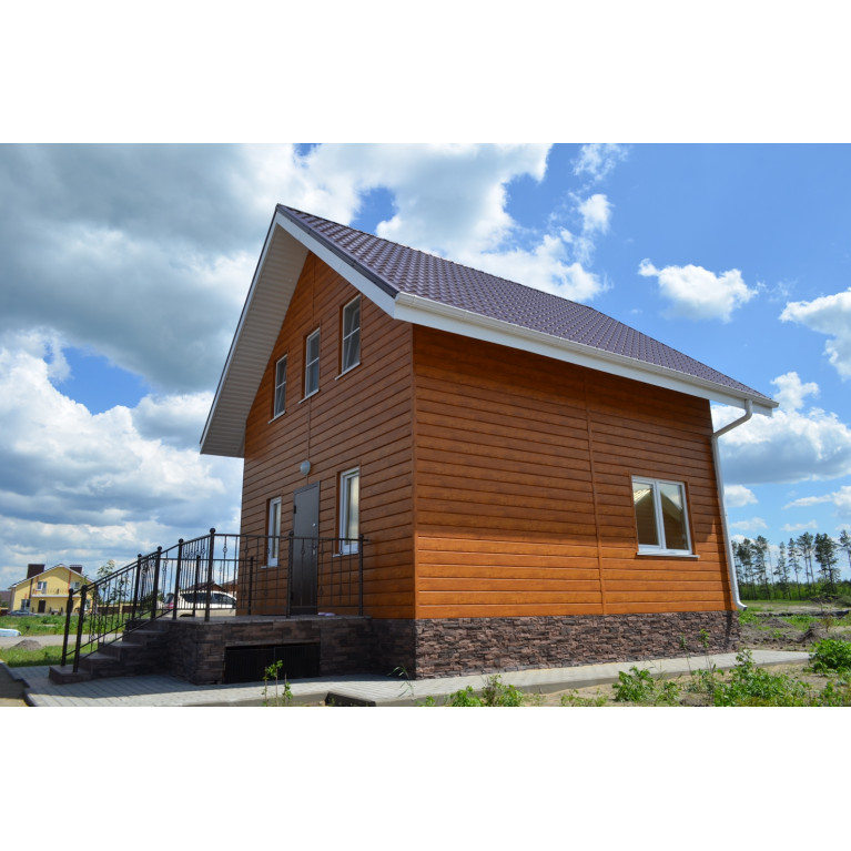 ЭкоБрус 0,345 Grand Line 0,45 Print Elite с пленкой Golden Wood
