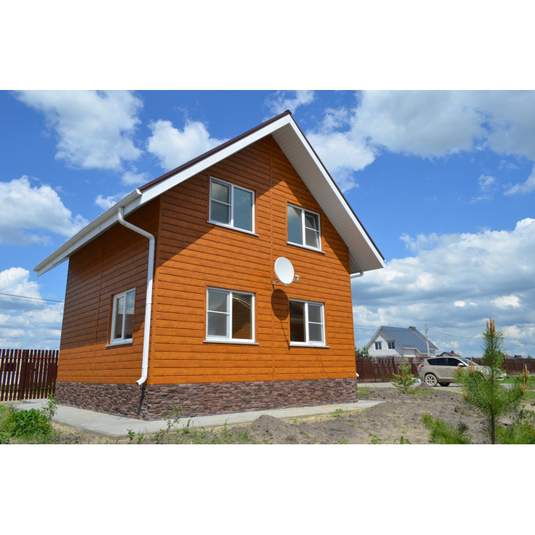 ЭкоБрус 0,345 Grand Line 0,45 Print Elite с пленкой Golden Wood