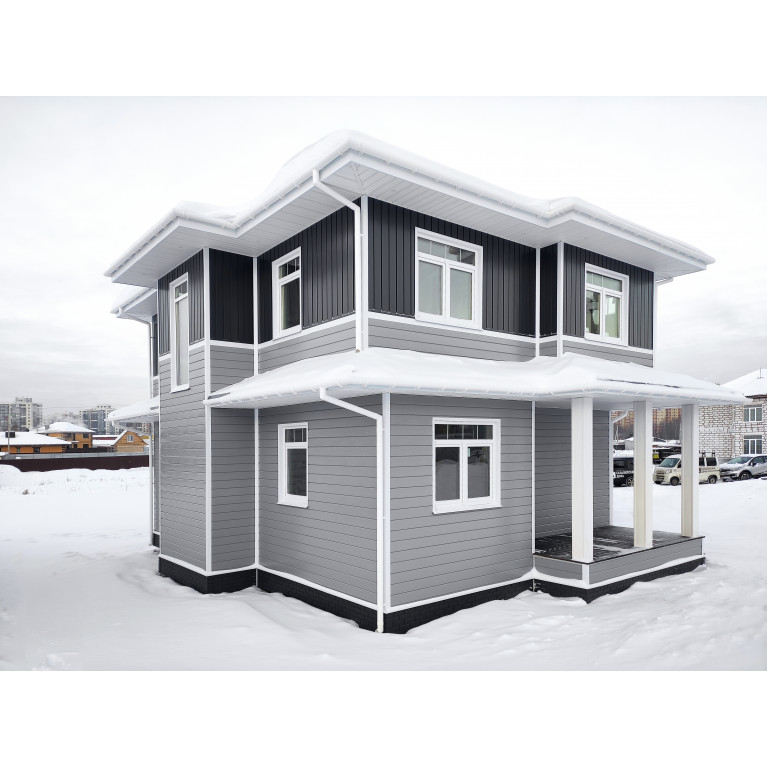 ЭкоБрус 3D 0,345 Grand Line 0,5 Satin с пленкой RAL 7004 сигнальный серый