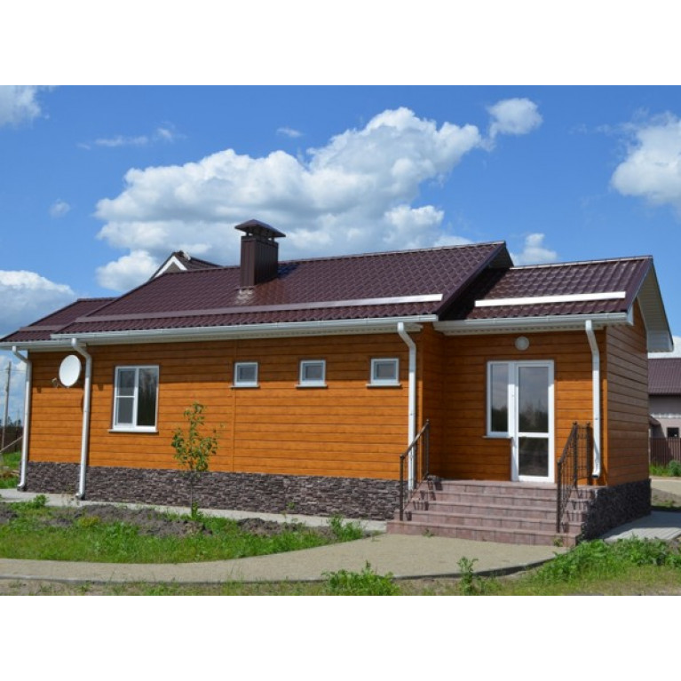 ЭкоБрус 0,345 Gofr 0,45 Print Elite Honey Wood