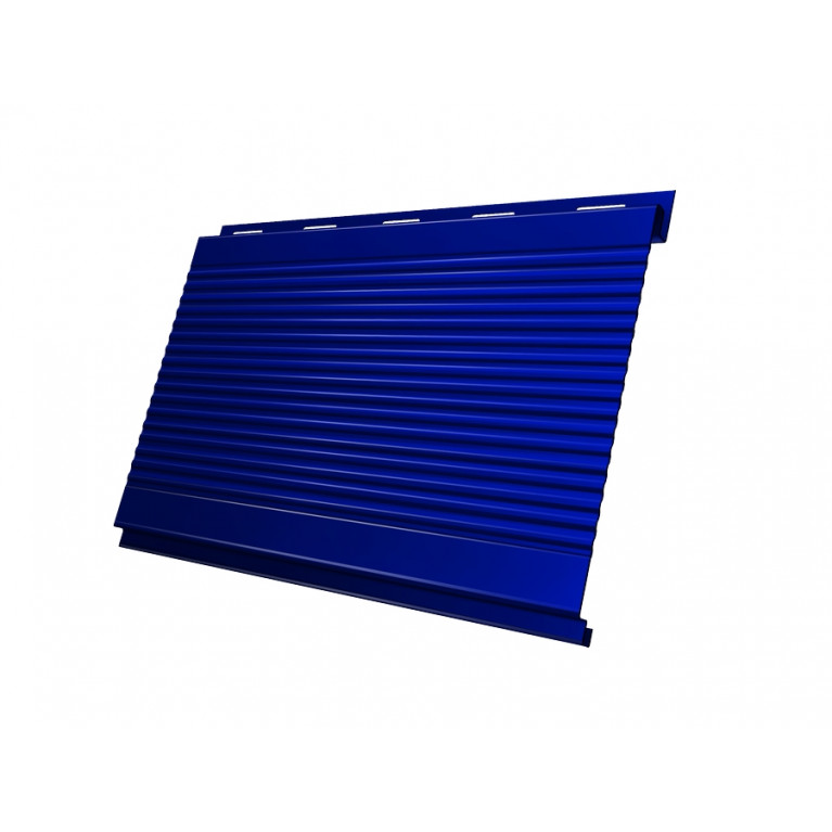 Вертикаль 0,2 gofr 0,45 PE с пленкой RAL 5002 ультрамариново-синий