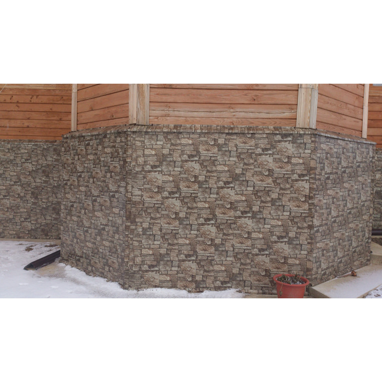 Вертикаль 0,2 prof 0,45 Print Elite с пленкой Sand Stone