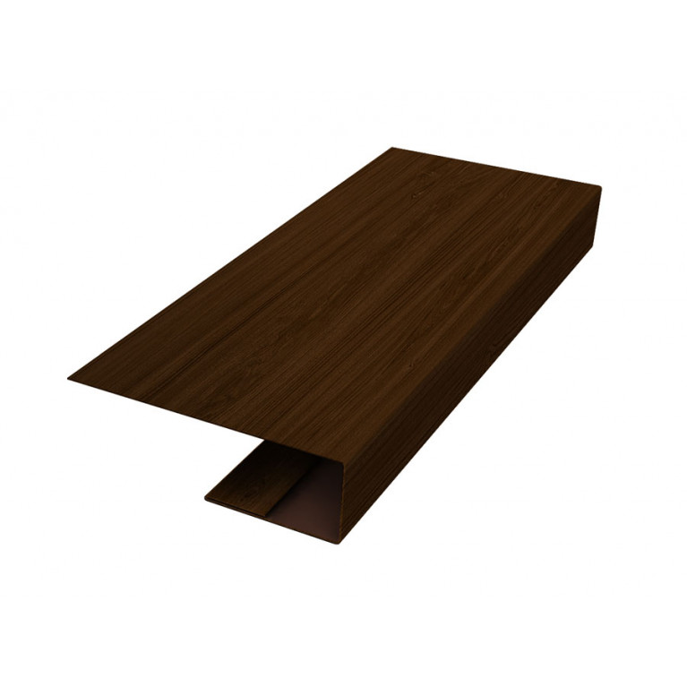 J-Профиль 18мм 0,45 Print Elite Choco Wood TwinColor (2,5м)