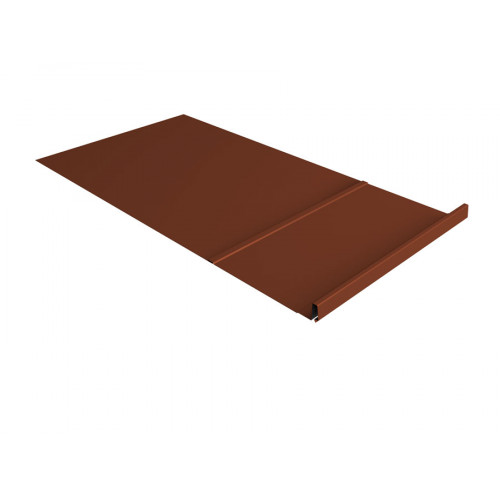 Элемент обхода Кликфальц Pro правый 0,5 Satin Matt TX RAL 8004 терракота