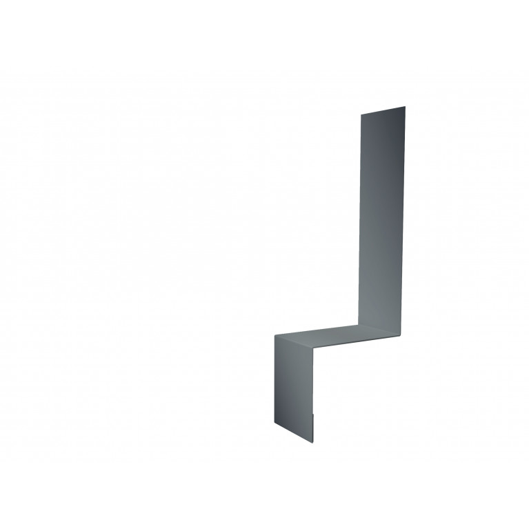Планка примыкание боковое фальц 0,5 Zn (2м)