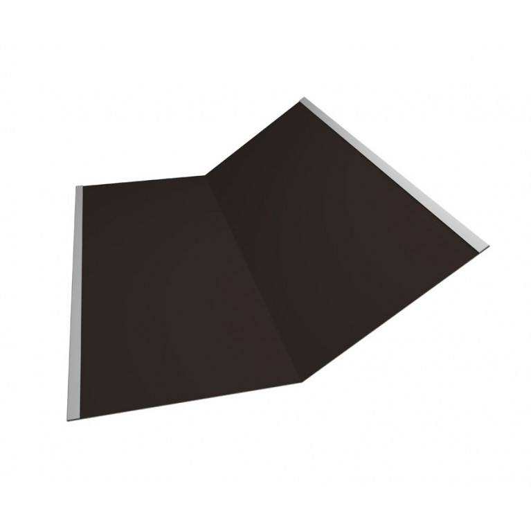 Планка ендовы нижней 300х300 0,45 Drap RR 32 темно-коричневый (2,5м)