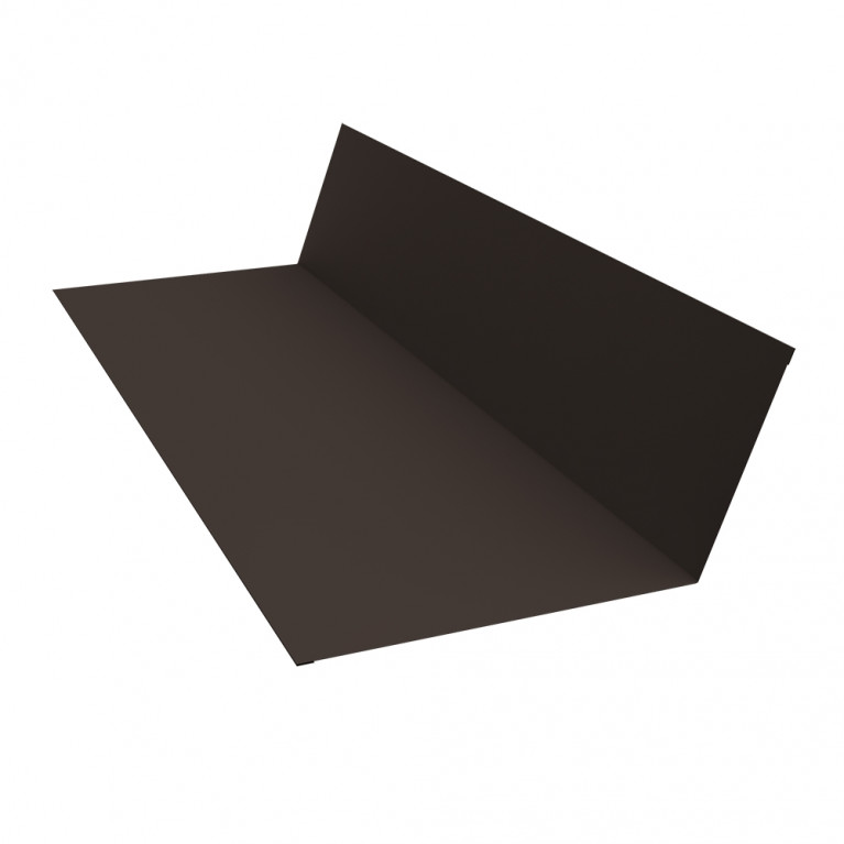 Планка примыкания 150х250 0,45 Drap RR 32 темно-коричневый (2,5м)