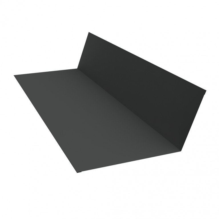 Планка примыкания 150х250 0,5 GreenCoat Pural BT, matt RR2H3 (RAL 7016 антрацитово-серый) (3м)