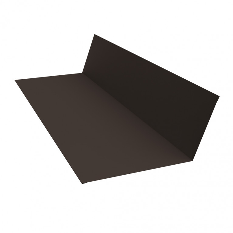 Планка примыкания 150х250 0,5 Satin Matt RR 32 темно-коричневый (2,5м)