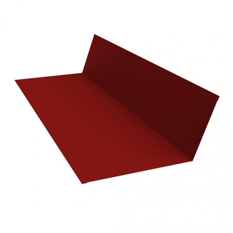 Планка примыкания 150х250 0,45 PE с пленкой RAL 3011 коричнево-красный (2м)