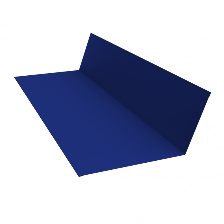 Планка примыкания 150х250 0,45 PE с пленкой RAL 5002 ультрамариново-синий (2м)