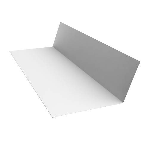 Планка примыкания 150х250 0,45 Drap TX с пленкой RAL 9003 сигнальный белый (2м)