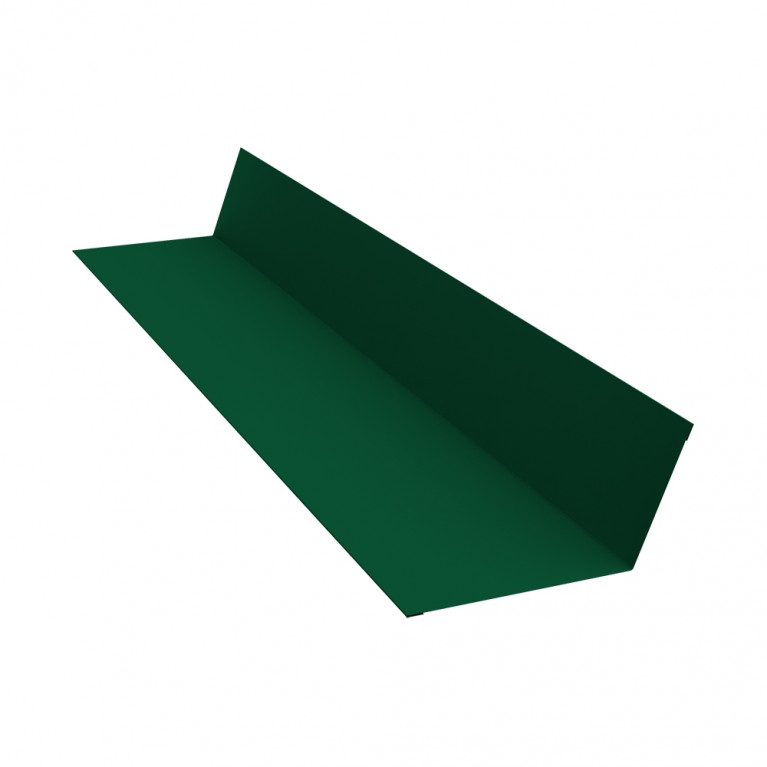 Планка примыкания 90х140 0,4 PE с пленкой RAL 6005 зеленый мох (2,5м)