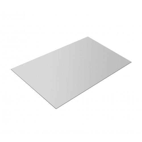 Плоский лист 0,5 Satin с пленкой RAL 9003 сигнальный белый