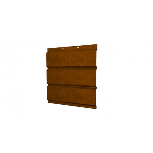 Софит металлический без перфорации 0,45 Print Elite с пленкой Golden Wood