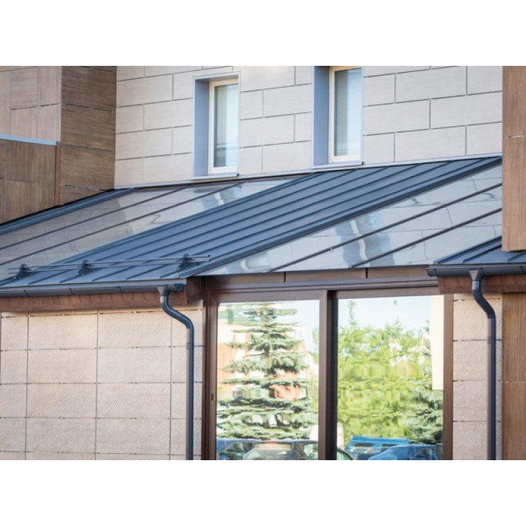 Фальц двойной стоячий Line 0,5 Satin Мatt RAL 9005 черный