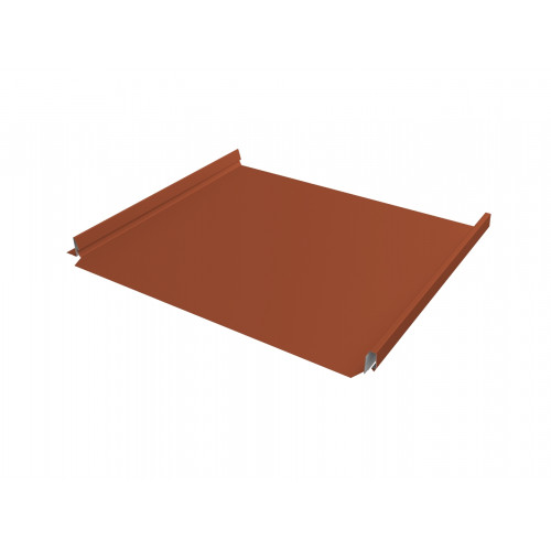Кликфальц Fin Line Grand Line 0,5 Satin Matt TX с пленкой на замках RAL 8004 терракота