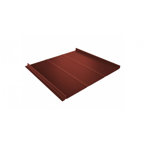 Кликфальц Line 0,5 Satin Мatt RAL 8004 терракота