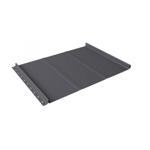 Кликфальц Line Grand Line 0,45 Drap TX с пленкой на замках RAL 7004 сигнальный серый