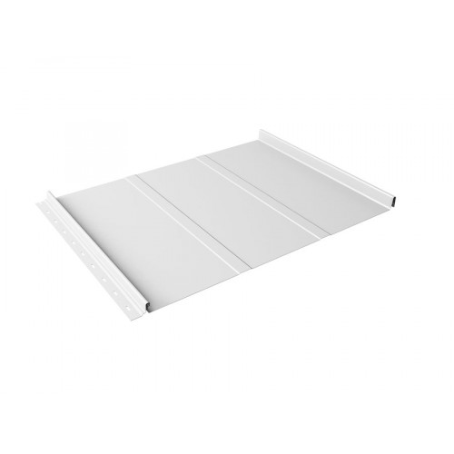 Кликфальц Line Grand Line 0,45 Drap TX с пленкой на замках RAL 9003 сигнальный белый