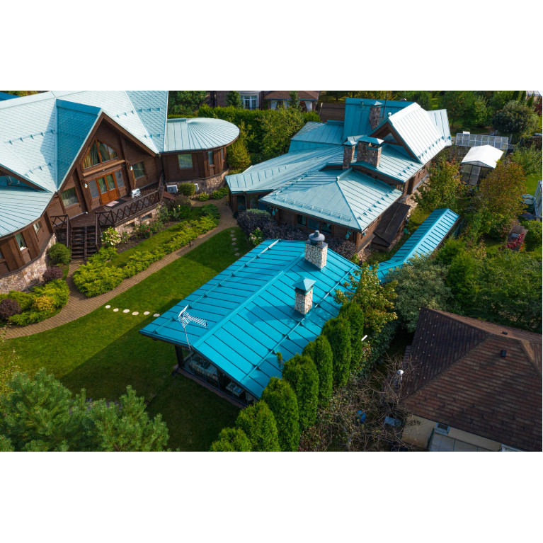 Кликфальц Pro 0,45 PE RAL 5021 водная синь
